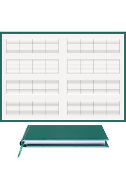 BİDEFTER دفتر ملاحظات البيانو (DOPPEL PORTE K.Cبدون مفتاح) 100% صناعة يدوية، ...