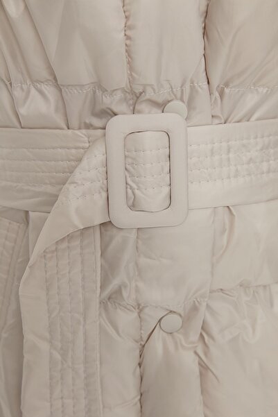 Trendyol Collection Жилет з капюшоном і кам'яним поясом