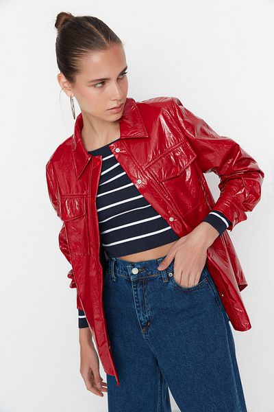 Trendyol Collection Winterjacke - Rot - Basic