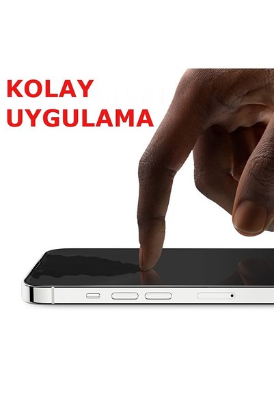 HyperAge Iphone 14 Pro (6.1') Uyumlu Ekran Koruyucu Hd Tam Kaplayan 5d Full Koruma Temperli Cam