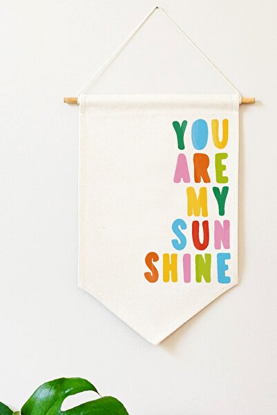 Miomundo You Are My Sunshine Printed Wall Banner Kids Room Wall Decor Accesso...