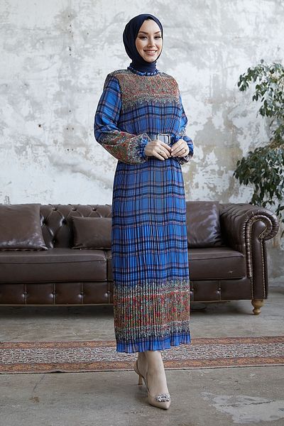 InStyle Navy blue Women Modest Fashion Dresses Styles Prices