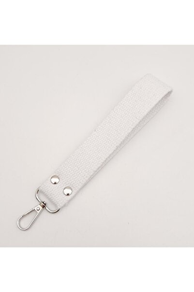 angel çanta aksesuar Extractor de coloană din bumbac alb cu metal argintiu