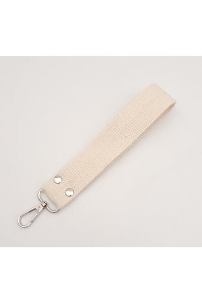 angel çanta aksesuar Extractor de coloană din bumbac crem cu metal argintiu