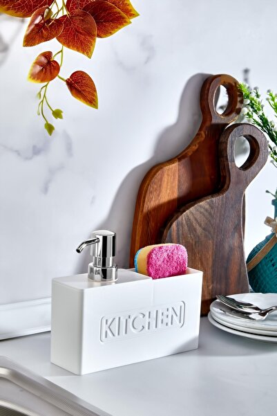 HOMENIVA Kitchen Silver Sıvı Sabunluk