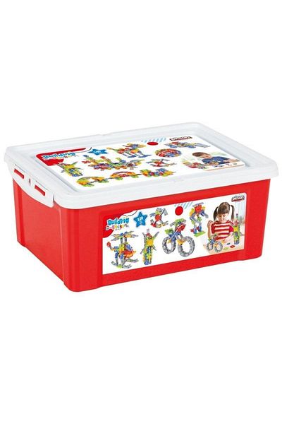 PİLSAN Building Blocks 320 Pieces 10 Liter Container