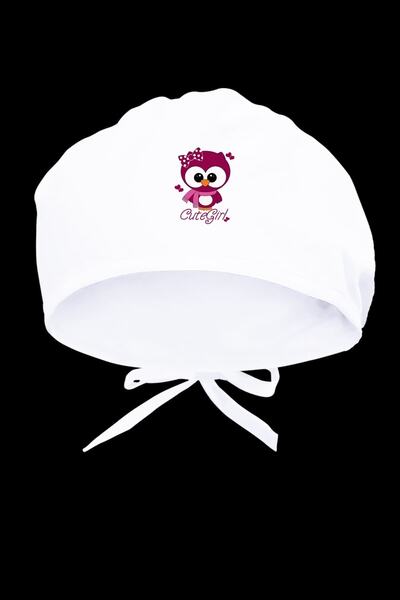 Tasarım Trend Șapcă chirurgicală cu design de pasăre pentru fetiță drăguță