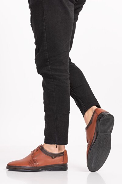 DİA COMFORT Ανδρικά παπούτσια διαβητικού και πλήρως ορθοπεδικού μαύρισμα από γνήσιο δέρμα