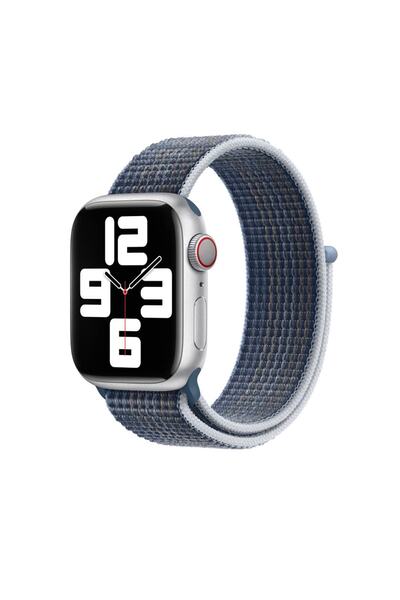 Nezih Case Apple Watch 2/3/4/5/6/7/8/se 38mm 40mm 41mm Spor Loop Hasır Örgü K...