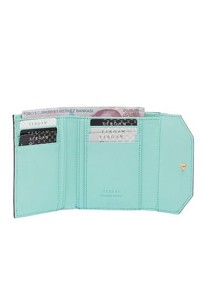 Tergan Green Leather Women's Wallet 05809t9j
