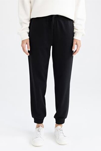 DeFacto Regular Fit basic Geri Dönüşümlü Jogger Eşofman Altı