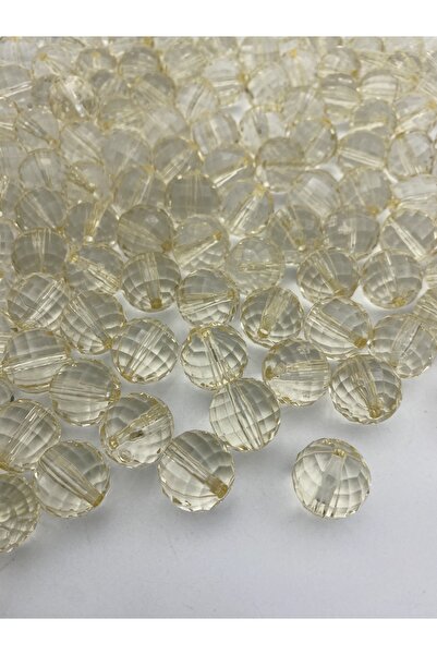 Hedef Bijuteri 18 خرزة أكريليك ذات لون كريمي عالمي، مجوهرات، خرز لصنع الحقائب...