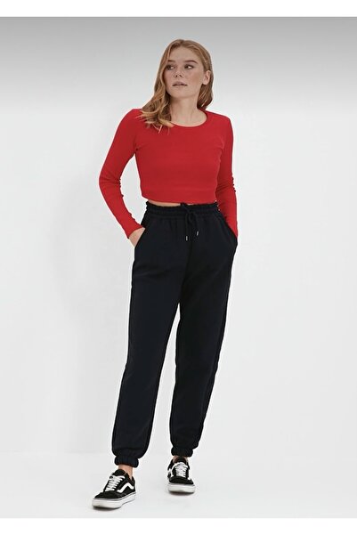 Şekerlizade Üç Iplik Şardonlu Cepli Paça Lastikli Eşofman Altı