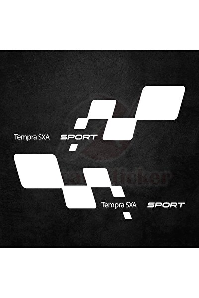 Akçay Sticker 30cm X 11cm Fiat Tempra Sxa Sticker Tempra Oto Sticker Sag Sol ...