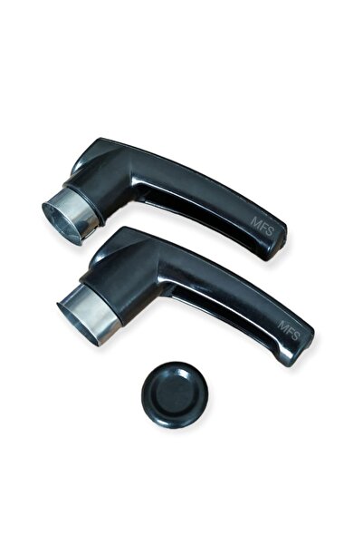 MFS Siyah Çaydanlık Sapı Kulp Tutamak Seti (karşıdan-üstten Vidalı) Çaydanlık Kulpu