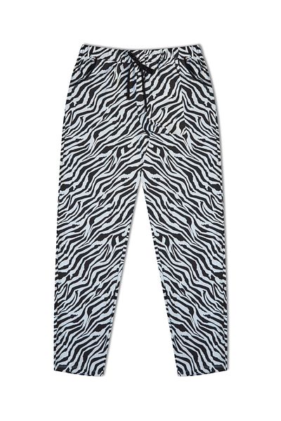 HNX Dámské spodní pyžamo se vzorem bavlny Zebra