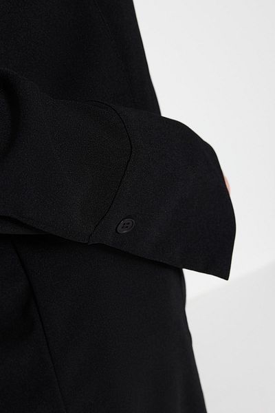 Trendyol Modest Fekete szőtt krepp ing-nadrág szett TCTSS23US00060