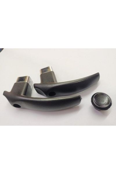 MFS Black Teapot Handle Set - Screwed from the Front and Top