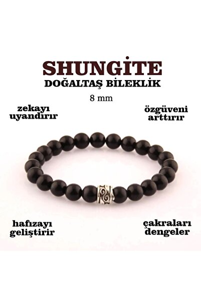 OSMANLI DEĞERLİ TAŞ سوار شونغيت من الحجر الطبيعي المعتمد 8 مم، B944