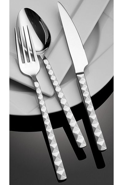Hira 36 Piece Fork Spoon Knife Set Pyramid