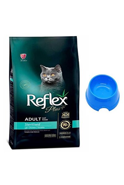 Reflex Plus Sterilised Tavuklu Kısırlaştırılmış Yetişkin Kedi Maması 1.5 Kg+k...