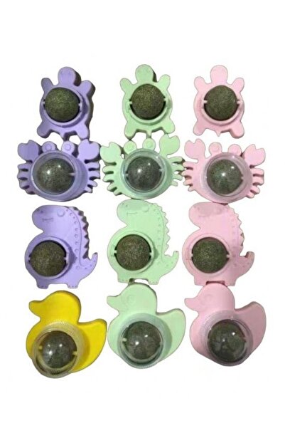 Nunbell Cat Grass with Catnip Figure