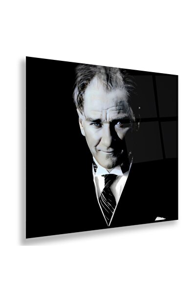 EMYA HOME Γυάλινη ζωγραφική Ατατούρκ με γραβάτα