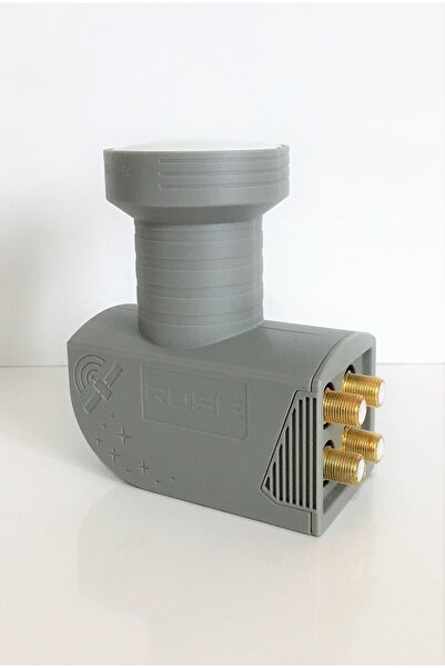 Rose Dörtlü 4'lü Universal Quad Lnb 4k Ultra Hd 3d Elembi Yağmur Korumalı Taiwan Chipset