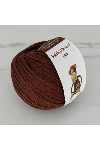 knitme Knit Me Gurumi Yarn Ka7012 Καφετής