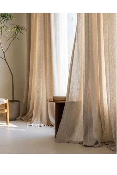 Perdeplus Background Curtain Single Wing Sunshade Natural Vintage Background