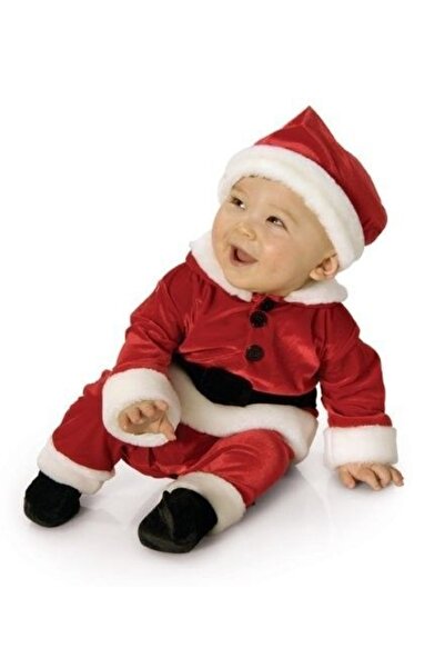 Annee Bakk Noel Baba Bebek Kostümü Kadife