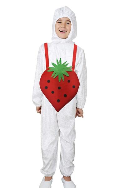 Annee Bakk Çocuk Beyaz Çilek Kostümü