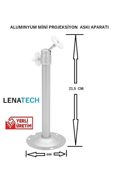 LENATECH Mini Projeksiyon Askı Aparatı (metal) 21,5 Cm