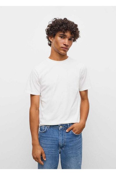 Mango Teen Διακοσμητικό τζιν με λεπτομερή κανονική εφαρμογή
