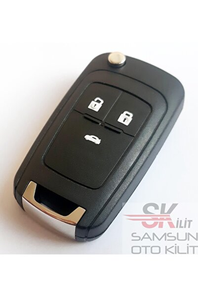 skilit samsun oto kilit غطاء مفتاح التحكم Opel Insignia Astra J مع شعار معدني...