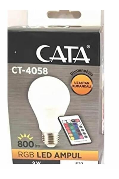Cata Ct-4058 Rgb Led Ampül Kumandalı 7m Den Algılama