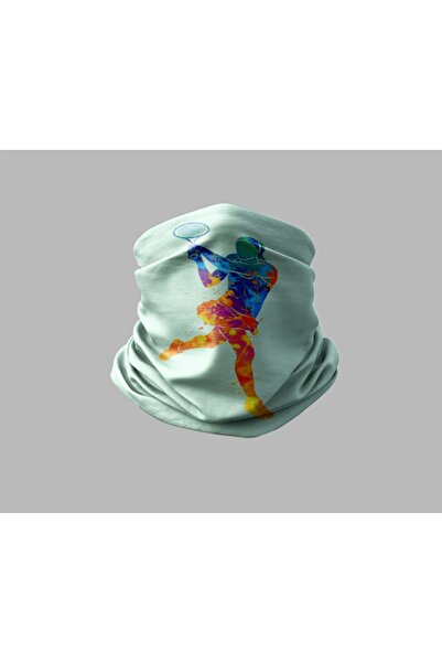 Buffalo Tennis Designed Biker Buff Mask Outdoor Neck Collar Unisex Bandana