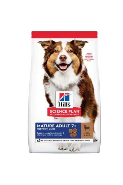 Hill's Hills Mature Senior +7 Medium Orta Irk Kuzu Etli Yaşli Köpek Mamasi 2....