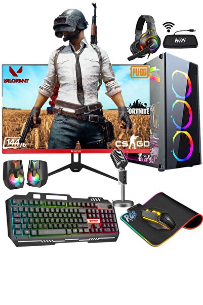 Zeiron Sirius X9 I5-3470 8gb 256gb Ssd+500gb Hdd Gtx1050ti 24" 144hz Oyuncu M...