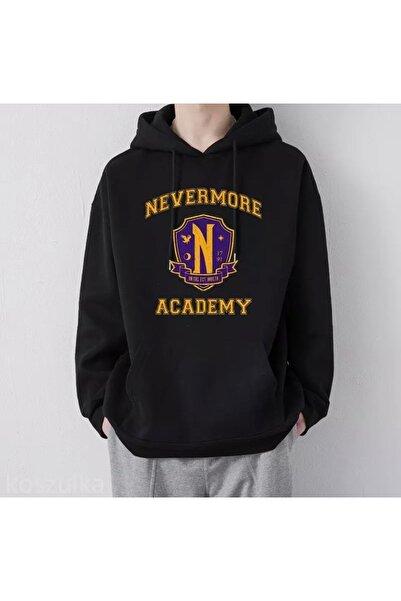 DEEFWEAR Hanorac supradimensionat unisex Wednesday Nevermore Academy