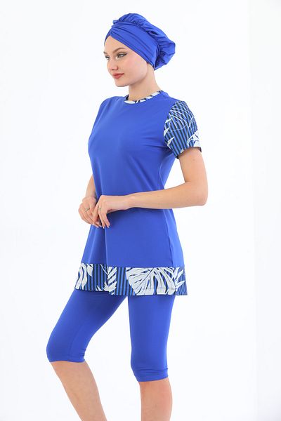 Elif Okur Short Sleeve Pool Swimsuit 7421