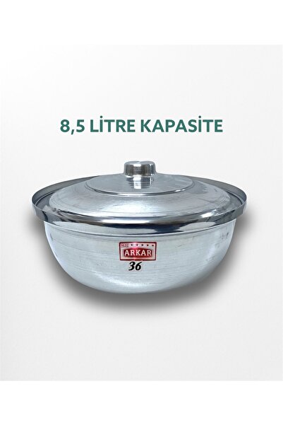 YILDIZ ARKAR Alüminyum Salça Aşure Yahni Kavurma Sos Helvane Tenceresi 8,50 L...