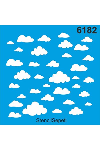 StencilSepeti سحاب - قالب رسم استنسل 30x30 سم