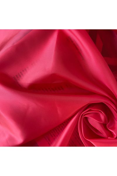 Akteks Red Tulle Satin Lining Fabric (Floor Shows) 150cm Most Seamless