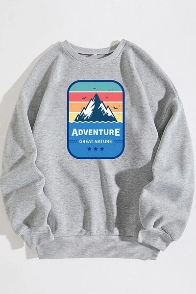 Rokeby Φούτερ Unisex Great Nature με στάμπα Oversize