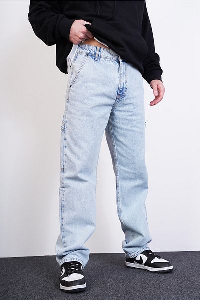 DİFRANSEL Baggy Jean with Back Belt Detail