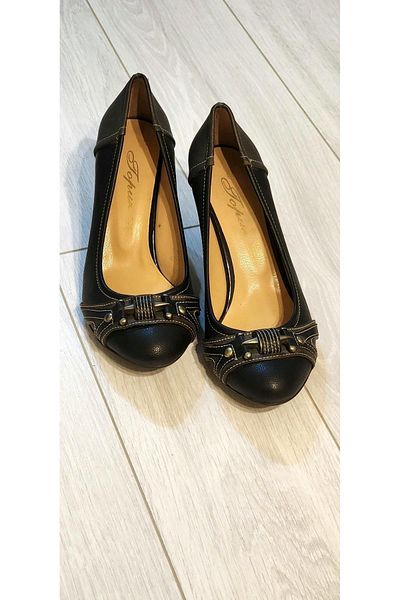 GokceKundura06 Pantofi clasici Fancy cu toc de damă