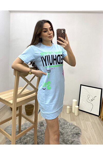 Classy Μίνι μπλουζάκι τουνίκ φόρεμα