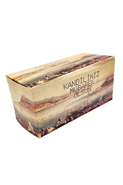 ecen ambalaj Kandil Simidi Kutusu 8x8x16,5 Cm 100 Adet