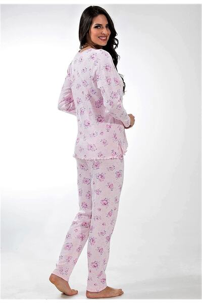 Etoile Бавовняний жіночий піжамний комплект з квітковим принтом